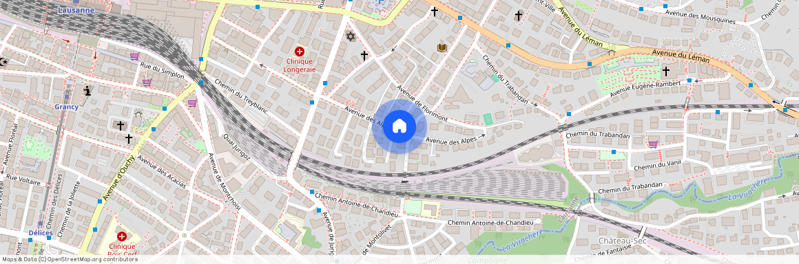 Building Avenue des Alpes - lausanne-furnished - 1395308, Avenue des Alpes