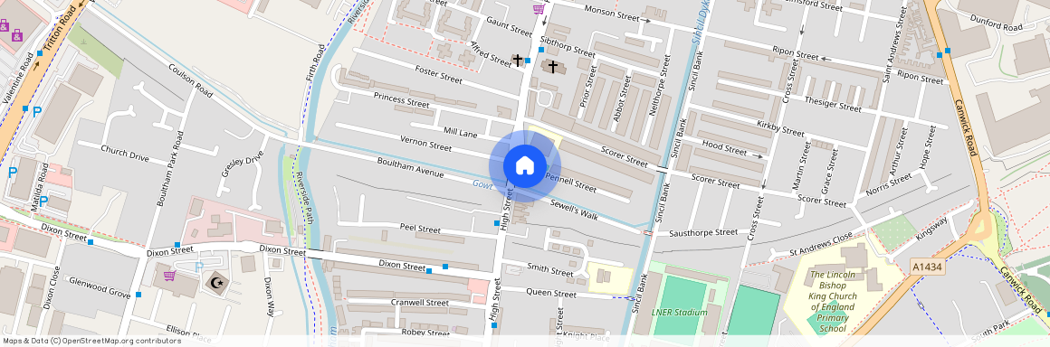 at Lincoln, 406a, High Street LN5