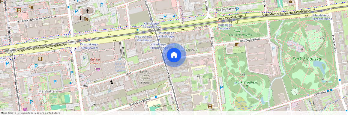 Jana Kilińskiego 138, Łódź, Śródmieście, Os. Katedralna