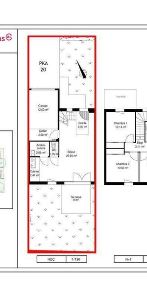 Maison 4 pièces - - Photo 2