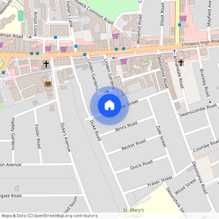 Glebe Street, W4 2BE, London