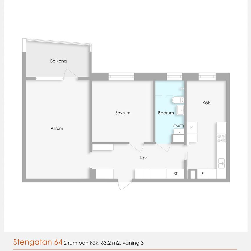 Stengatan 64 1302 - Foto 2