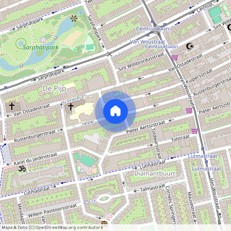 Nieuwe Pijp, 1073 GA, Rustenburgerstraat, Amsterdam