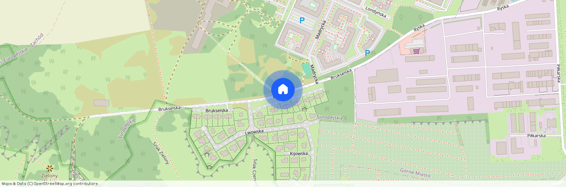 ul. Brukselska, Osiedle Europejskie, Gorzów Wielkopolski, lubuskie