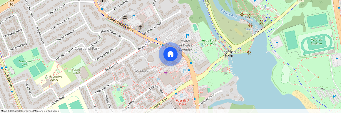 1380 PRINCE OF WALES Drive #109, Ottawa, Carleton Square