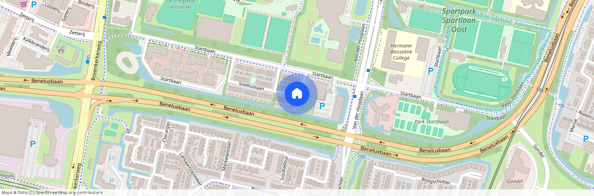 Startbaanbuurt, 1185 XG, Simon Stevinstraat, Amstelveen