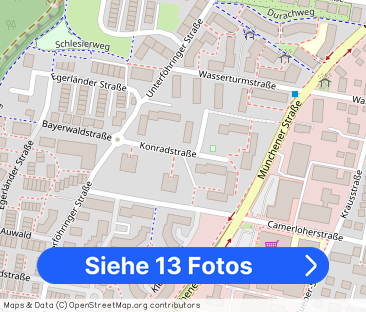 Ismaning - 1 Zimmerwohnung, Küche, Flur, Bad mit WC, Balkon, Keller... - Foto 1