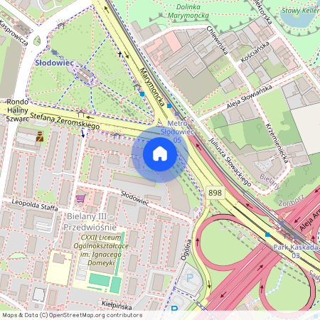ul. Stefana Żeromskiego, Słodowiec, Bielany, Warszawa, mazowieckie