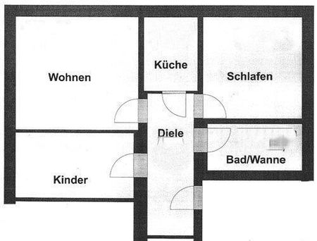 Gruna: 2,5-Zimmer-Wohnung mit Tageslichtbad und Laminatboden - Photo 2
