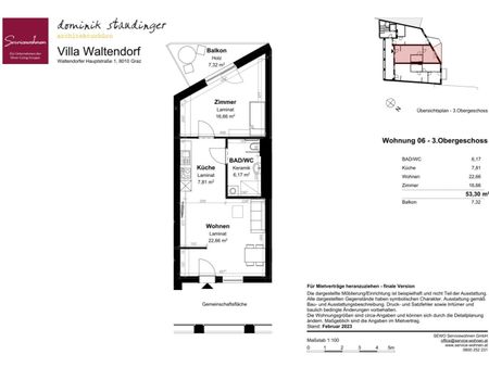 VILLA WALTENDORF - Wohnen am Puls ; 2 Zimmerwohnung mit Balkon, TOP 6; [GF,WaHa] - Photo 5