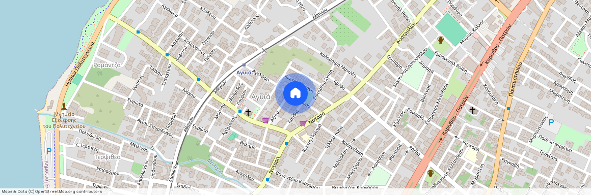 Αχελώου, 70, Δημοτική Ενότητα Πατρέων, 26442, Ελλάδα (26442), Αγυιά (Πάτρα)