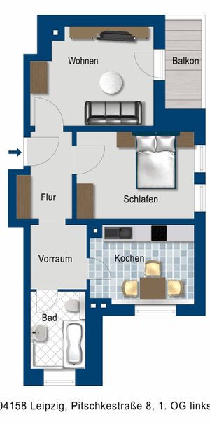 Pitschkestr. 8, 04158 Leipzig OT Lindenthal - Foto 2