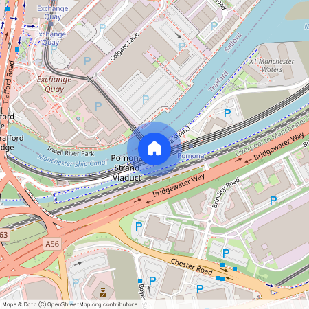 Pomona Strand, Old Trafford, M16