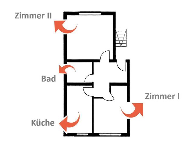 Zentrale 2-Zimmer-Wohnung! - Foto 1