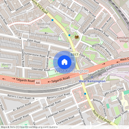 Gwendwr Road, London, W14