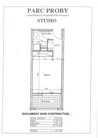 Studio 22 m², kitchenette équipée, balcon sécurisé - Photo 5