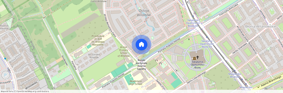 Warszawa, Wilanów, Błonia, Wilanowskie, Hlonda