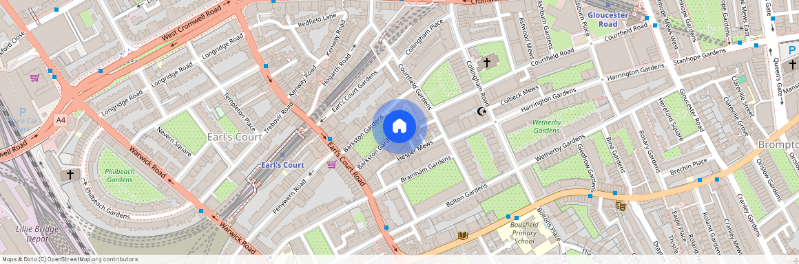 Barkston Gardens, South Kensington, London, SW5