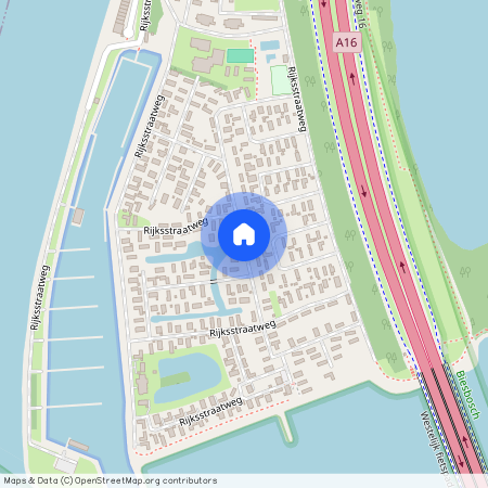 Dordtse Biesbosch, 3316 EJ, Rijksstraatweg, Dordrecht