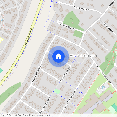 Lagebergsvägen, Vendelsö