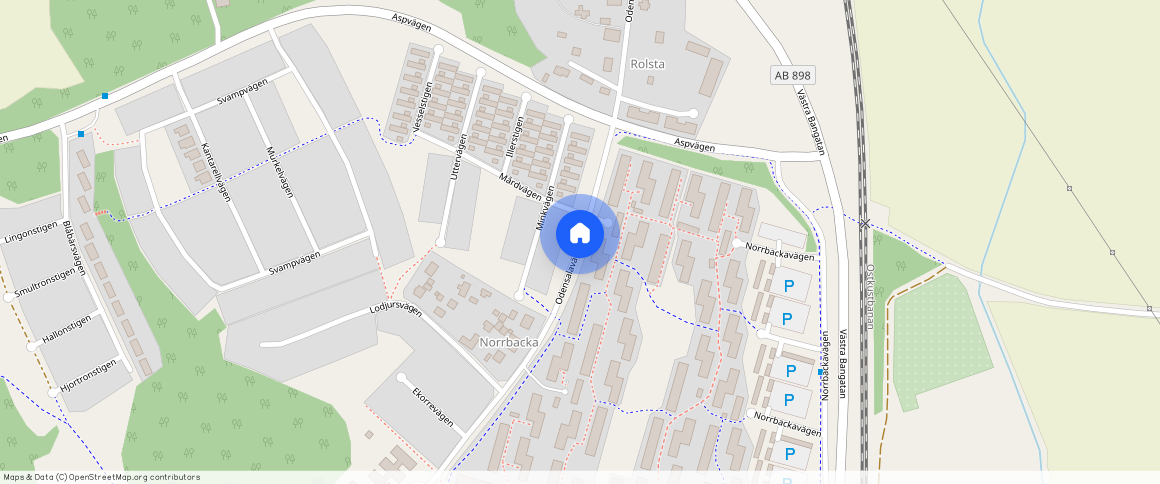 Odensalavägen, Märsta