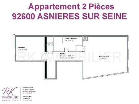 Appartement sur Asnières-sur-Seine - Photo 2