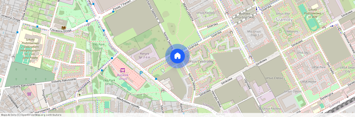 Karola taylora 7, Warszawa, Ursus, Szamoty