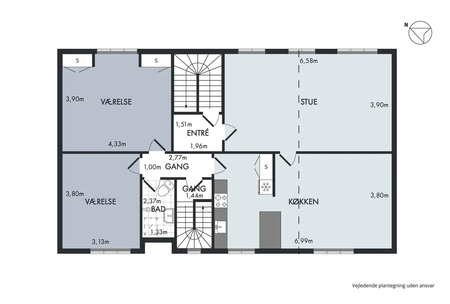 Rummelig 3-værelses lejlighed beliggende i Aalborg centrum - Photo 4