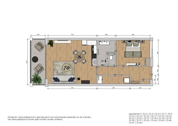 Appartement te huur: Fultonbaan 32-37 3439 NE Nieuwegein - Foto 1