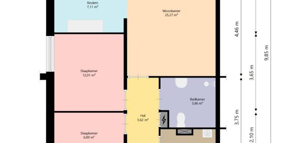 Appartement Hoefnagelshof 77, Brunssum - À Louer - Photo 3