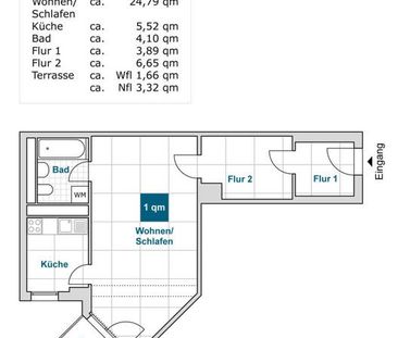 Praktische 1-Raum-Wohnung in Stadtlage! - Photo 3