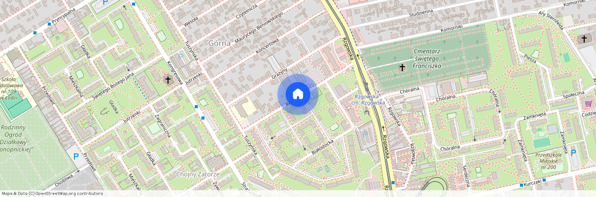 ul. Rentowna, Stare Chojny, Górna, Łódź, łódzkie