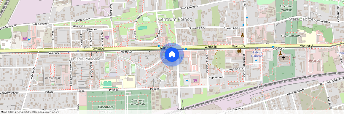 pl. Plac Słowiański, Centrum Północ, Zabrze, śląskie