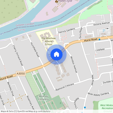 Hurst Road, WEST MOLESEY, Surrey, KT8