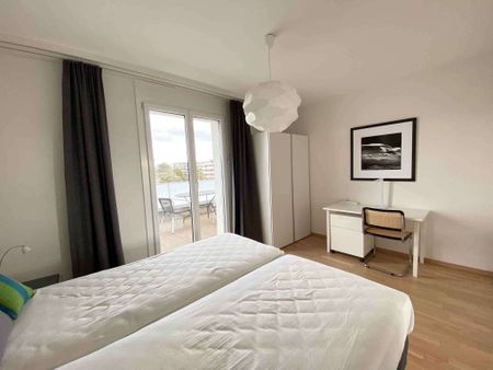 Appartement meublé de 4 pièces en attique avec 2 terrasses au Petit-Saconnex - Foto 4