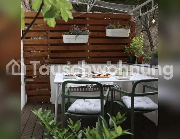 TAUSCHWOHNUNG Weitläufige 3-Zimmer Altbau-Wohnung mit Terrasse - Foto 1