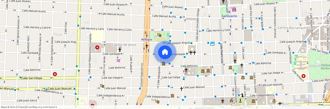 Calle Garibaldi 625, Zona Centro, 44200 Guadalajara, Jal. #625, Colonia Capilla de Jesús, C.P. 44200, Jalisco