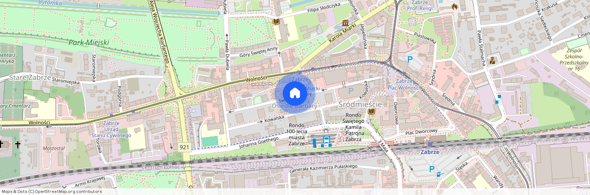 ul. św. Barbary, Śródmieście, Zabrze, śląskie