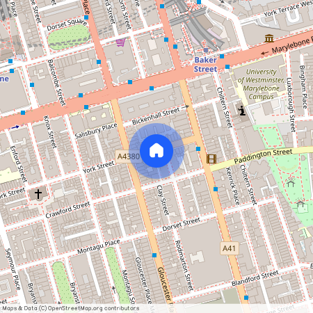 Montagu Mansions, Marylebone, W1U