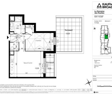 location Appartement T2 DE 45.74m² À PLAISIR - Photo 1