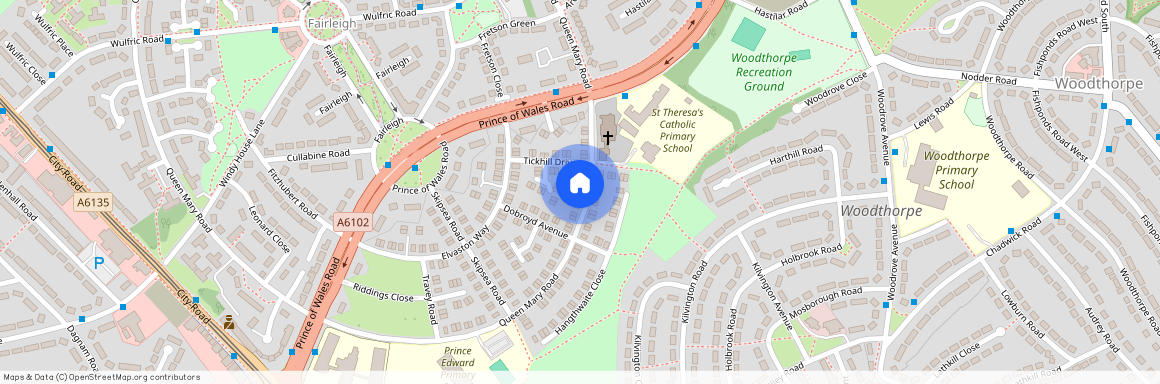 Prince's Gardens, Sheffield, S2