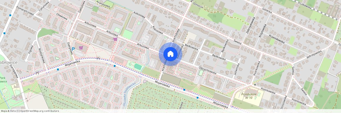 ul. Olbrachtowska, Leśnica, Fabryczna, Wrocław, dolnośląskie