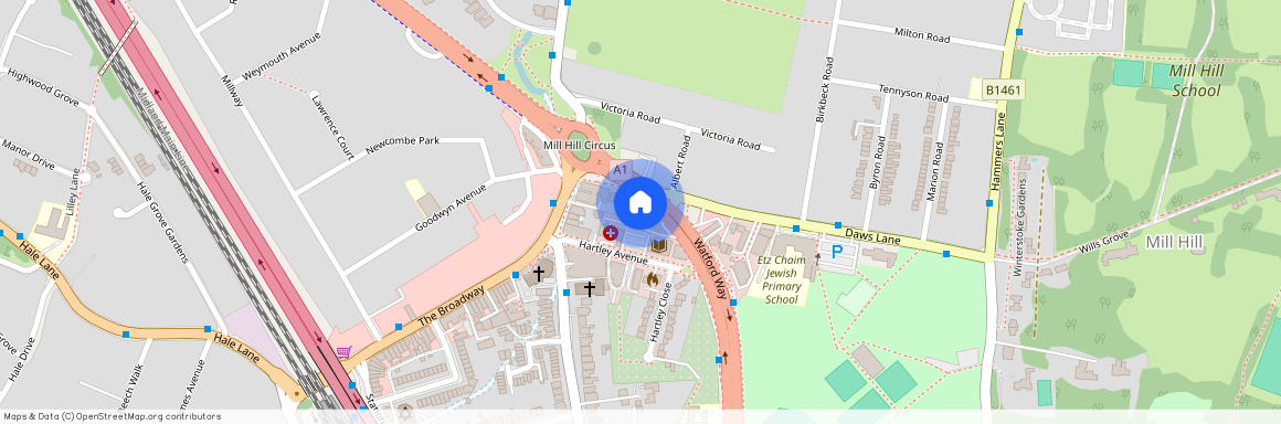 Watford Way, London, Mill Hill