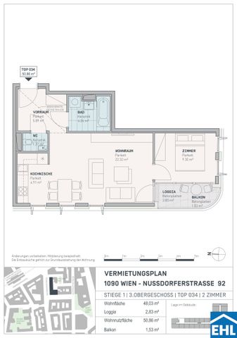 2-Zimmer-Wohnung mit Loggia im 9. Bezirk - Photo 5