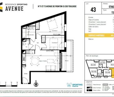 Appartement 3 pièces – 60 m² - Photo 6