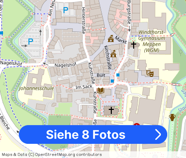 Renovierte Obergeschosswohnung mit Loggia in Meppen zu vermieten - Foto 1