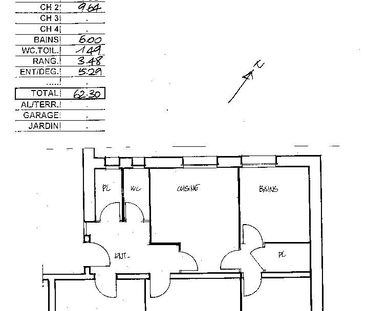 Location appartement T3 62.30m² à Reims (51100) Loyer CC * : 450.70... - Photo 3