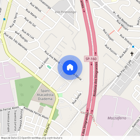 Rua Ana Maria, 80, Diadema, Diadema - SP, 09981-470, Brazil