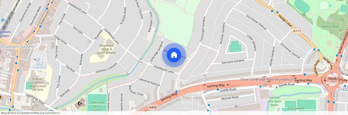 Doveridge Gardens - Flat A, London, London, N13