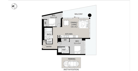 North facing, spacious size - Photo 5